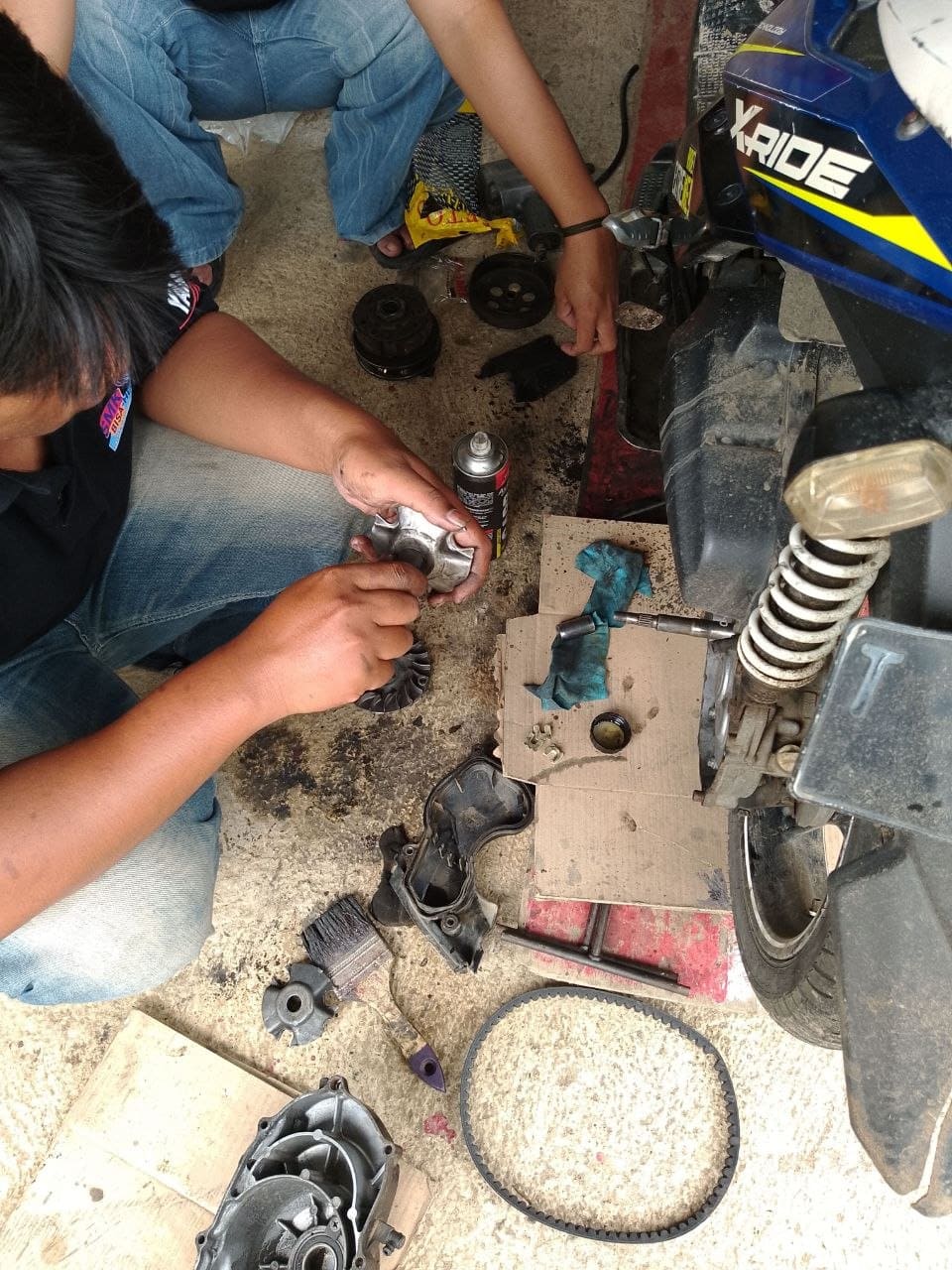 Kegiatan Prakerin Di PT yamaha Roby Motor